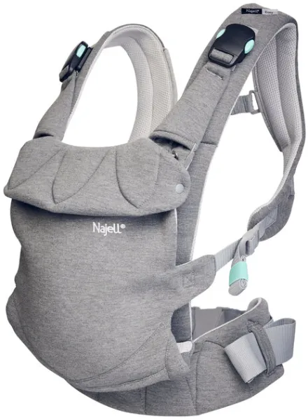 Easy Soft Bæresele - Mercury Grey (jersey)
