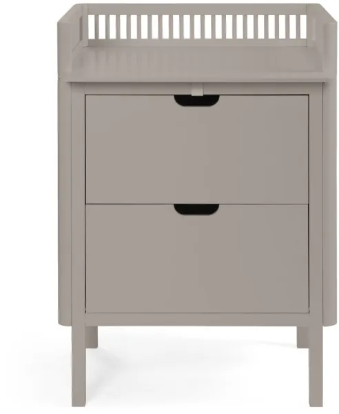 Puslebord med skuffer - jetty beige FSC®